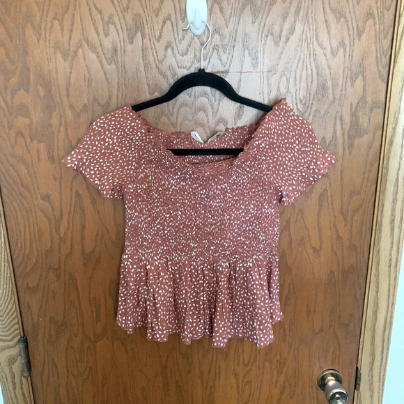 Japna Tops - Japna Scrunched Off The Shoulder Blouse